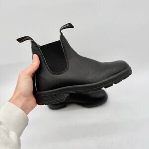 Blundstone Classic Black Leather Pull-On Chelsea Boots Women's Size 6